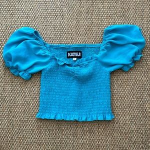 Katie J Tween Large Puff sleeve top